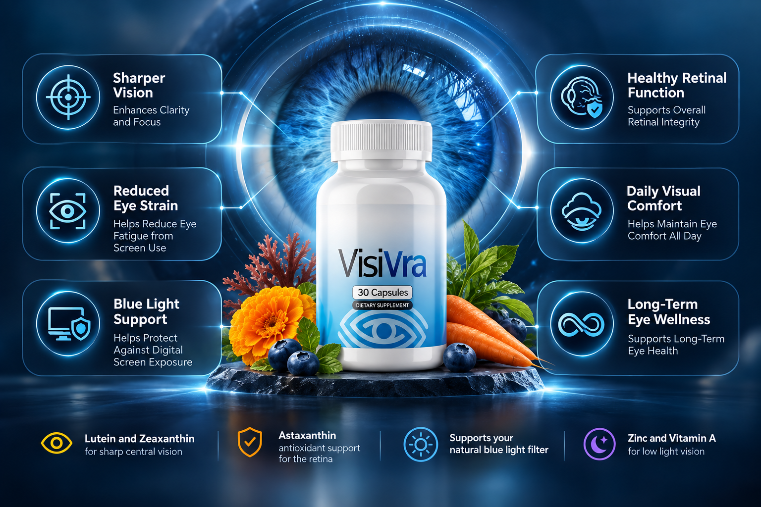 Visivra eye support